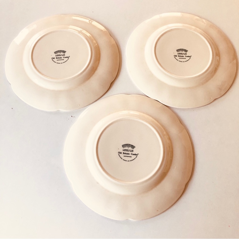 10" Johnson Bros Old Britain Castles, Blarney Castle, Dinner Plates Set Of 3 - Picture 6 of 12